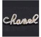 Cursive Chanel Charm